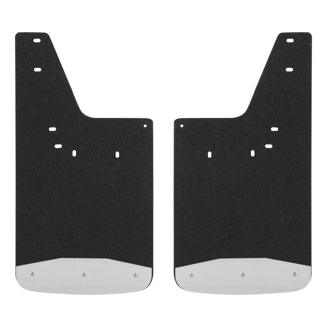 LUVERNE 250932 Front 12-Inch x 23-Inch Textured Rubber Mud Guards, Select Dodge, Ram 1500, 2500, 3500, 4500, 5500, 2 Flaps