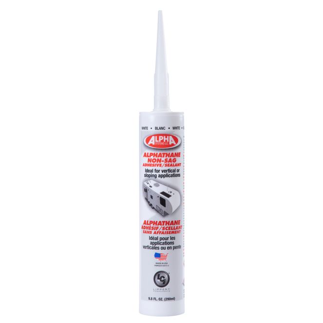 862162 - 5160 ALPHATHANE Non-Sag Sealant, White (9.8 Oz. Tube)