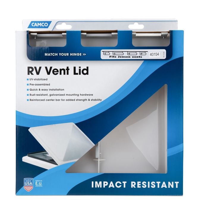 40154 - Vent Lid, Jensen pre '94 pin, White (Eng/Fr)