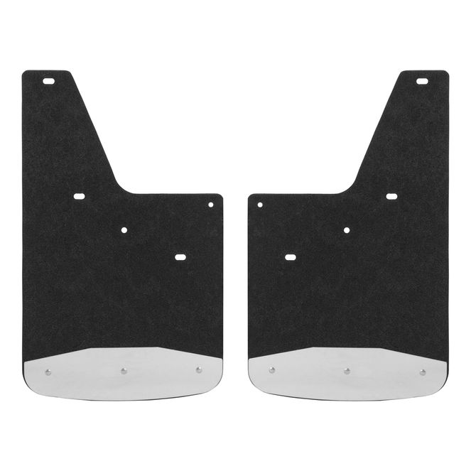 LUVERNE 250740 Front or Rear 12-Inch x 20-Inch Textured Rubber Mud Guards, Select Chevrolet Silverado, GMC Sierra 1500, 2500, 3500 HD, 2 Flaps