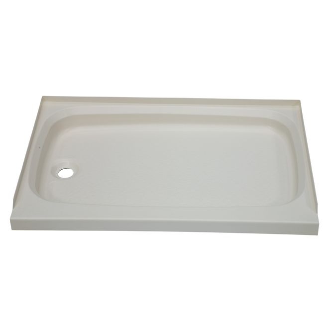 209490 - RV Shower Pan with Left Drain - 24" x 32" Parchment