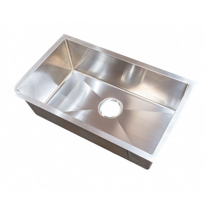 421572 - Single Square Sink; 25" x 15" x 7" (Stainless Steel)