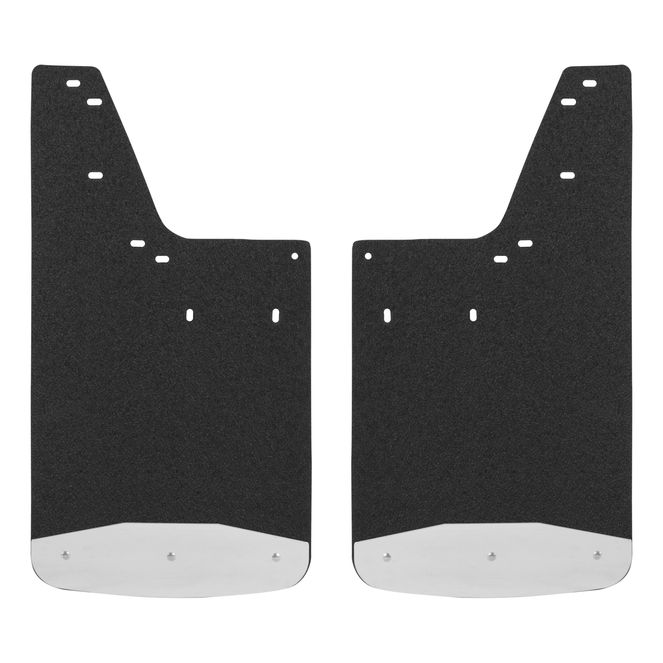 LUVERNE 250233 Front or Rear 12-Inch x 23-Inch Textured Rubber Mud Guards, Select Dodge Ram 1500, 2500, 3500, 2 Flaps