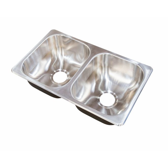 388412 - Double Drawn Sink; 27" x 16" x 7" (Stainless Steel)