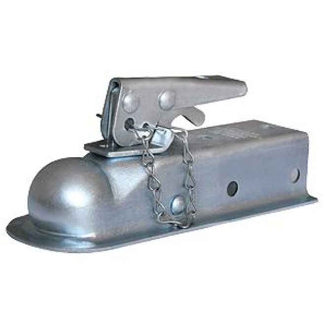 87070 - Strait 2" Wide Chanl Mnt Bolt-On 2K LB Gross Wt Cap 1-7/8" Ball Wedge Latch Raw