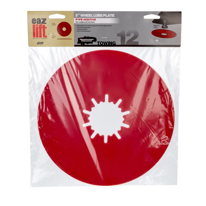 44678 - 12" Premium Fifth Wheel Lube Plate, Red w/PTFE (E/F)