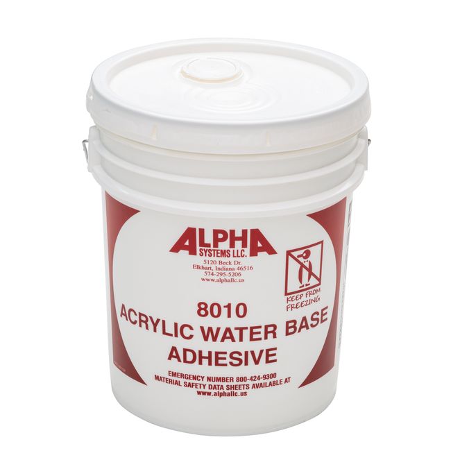 2020002231 - 8010 Water Based Adhesive (5 Gallon)