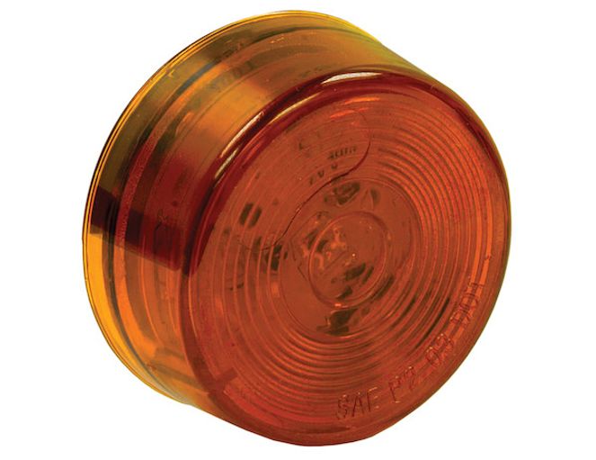 5622250 - 2 Inch Amber Round Marker/Clearance Light With 1 LED
