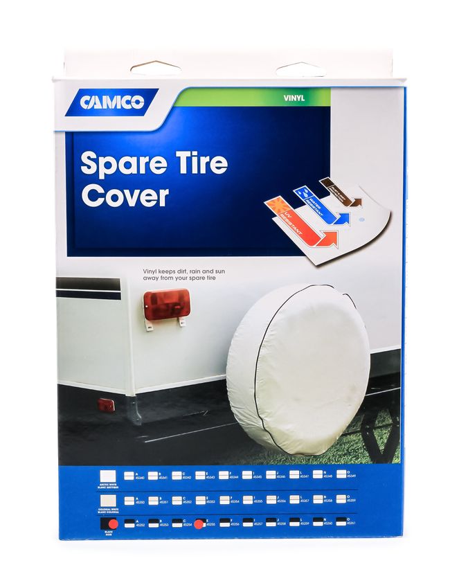 45255 - Cover,SpareTire E_29-3/4" Dia Vinyl, Black (E/F)