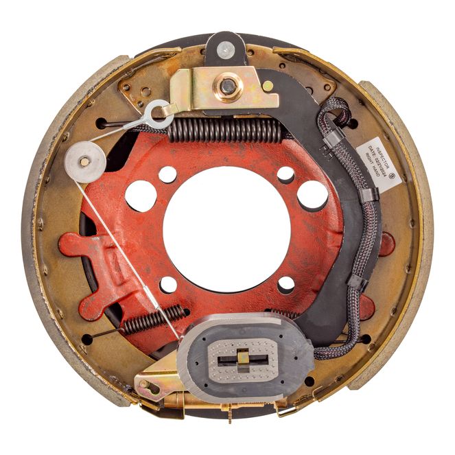 298279 - Forward Self-Adjusting Trailer Brake Assembly - 12-1/4" x 3-3/8" Brake Size, 4-Bolt, 8,000-lb. Axles, Right (Passenger) Side