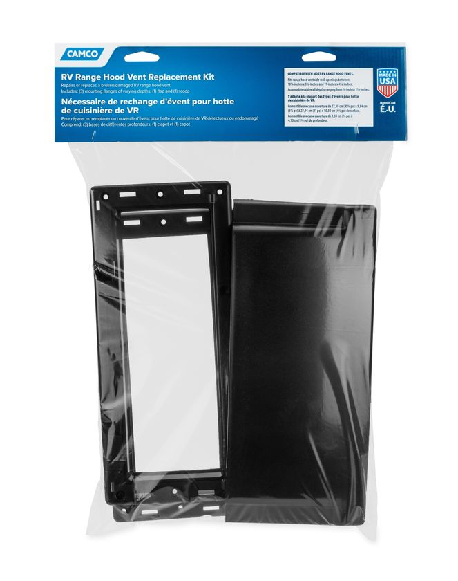 42493 - Range Hood Vent Cover Repair/Replacement Kit, Black
