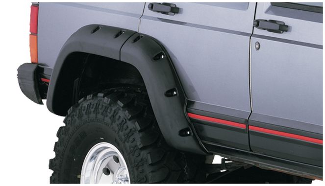 10036-07 - Fender Flares Cutout Style 2Pc Rear - 1984-2001 Jeep Cherokee