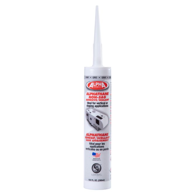 862164 - 5160 ALPHATHANE Non-Sag Sealant, Gray (9.8 Oz. Tube)