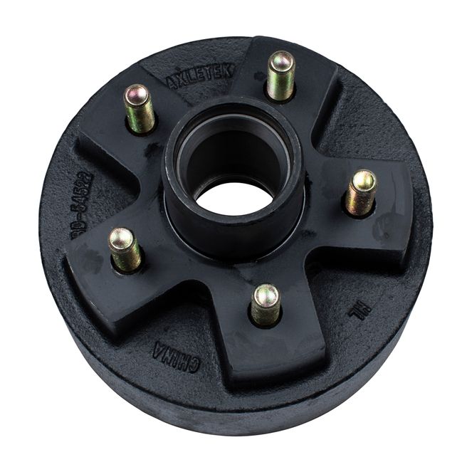 814209 - 7" Brake Hub with Bearing Kit (Not Installed) - 2,200-lb. Axles, 5 on 4-1/2" Bolt Pattern, 1/2" Stud Size