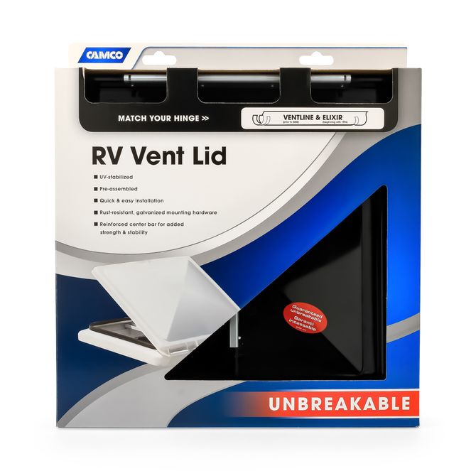 40178 - Vent Lid,Ventline pre'08/Elixir'94-up Black(Polycarb) (E/F)