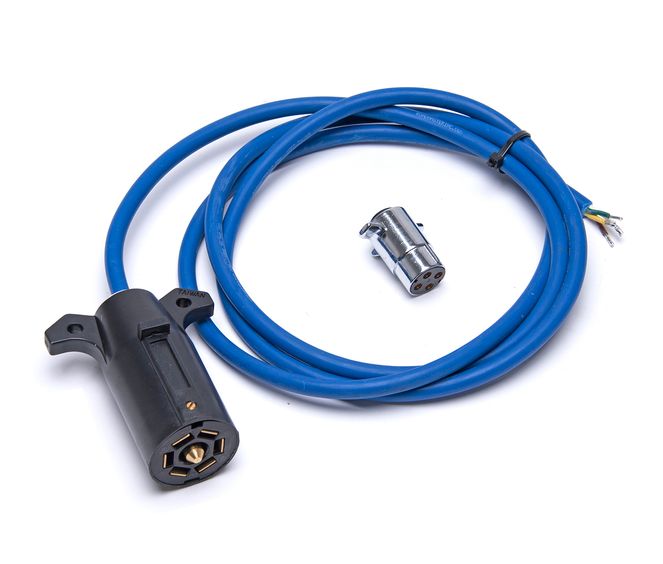 1067-R3 - Flexo-Coil 6-wire cord with one 7-way plug and one 6-way plug