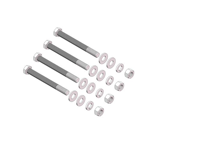 31839 - Replacement Cross member Hardware Kit