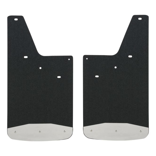 LUVERNE 250743 Front or Rear 12-Inch x 23-Inch Textured Rubber Mud Guards, Select Chevrolet Silverado, GMC Sierra 1500, 2500, 3500 HD, 2 Flaps