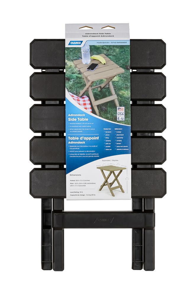 51882 - Table,Adirondack Style,Quick-Folding,Plastic,SM,Mocha (E/F)