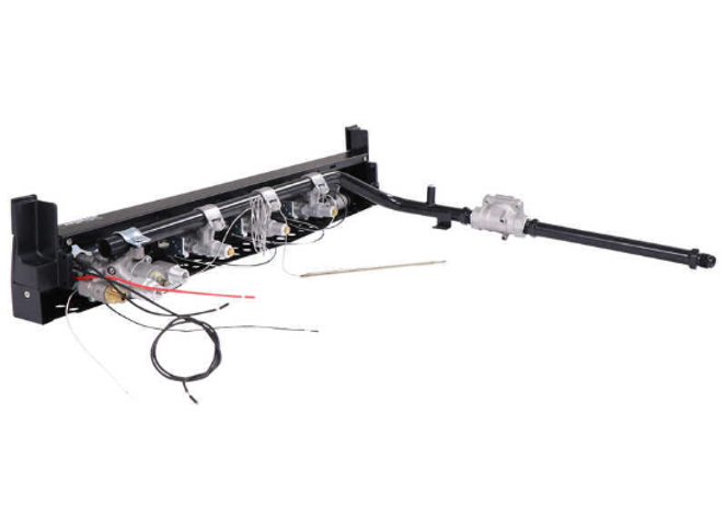 2021124219 - Replacement Front panel module (Black) with Knobs and Ignitor included for 16" or 22" 2-in-1 Range Ovens #C-FS21DB4A-BL-009