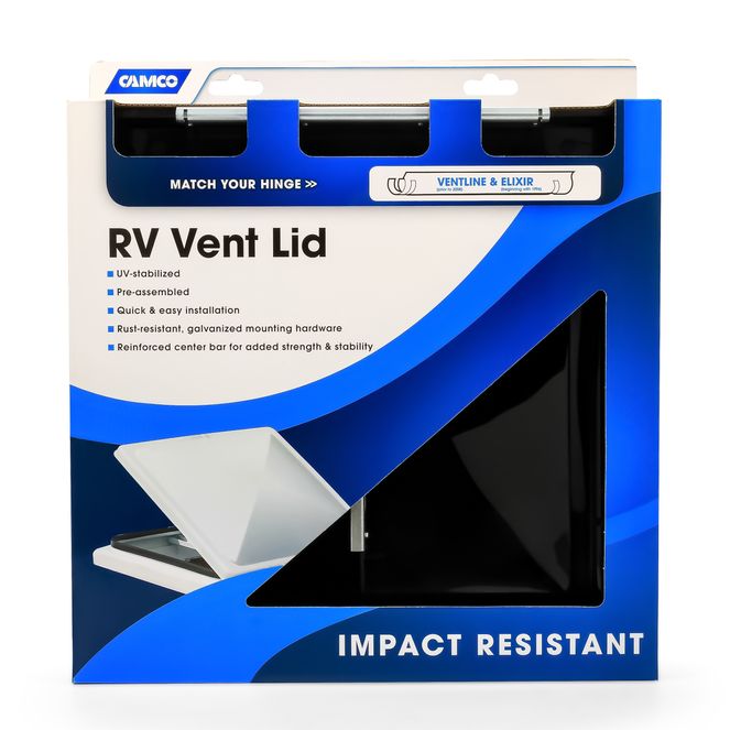 40177 - Vent Lid, Ventline pre '08/Elixir '94 up, Black (Eng/Fr)