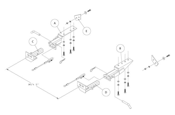 1411-2 - BASEPLATE - 1993-1998 Jeep Grand Cherokee, 1994-1998 JEEP GRAND WAGONEER, 1993 Jeep Grand Wagoneer