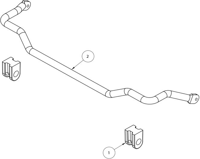 1139-176 - SWAY BAR KIT - 2009-2019,2021-2026 Ford E-350 Super Duty, 2009-2019,2021-2026 Ford E-450 Super Duty and more