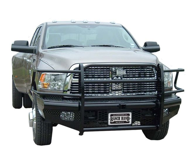 FBD101BLRS - Legend Series Front Bumper - 2011-2018 Ram 2500, 2011-2018 Ram 3500, 2011-2018 Ram 4500, 2011-2018 Ram 5500 and more