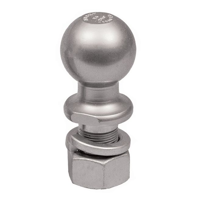 30255 - 2-5/16" Ball 12K Gross Cap 1-1/4" Shank Dia 2-5/8" Length Raw Steel Unpackaged