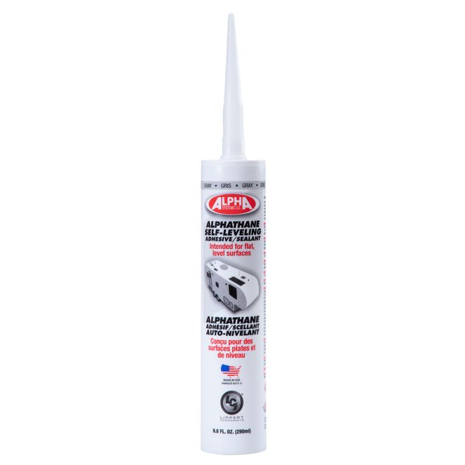 862220 - 5121 ALPHATHANE 100% Solids Self-Leveling Sealant, Gray (9.8 Oz. Tube)
