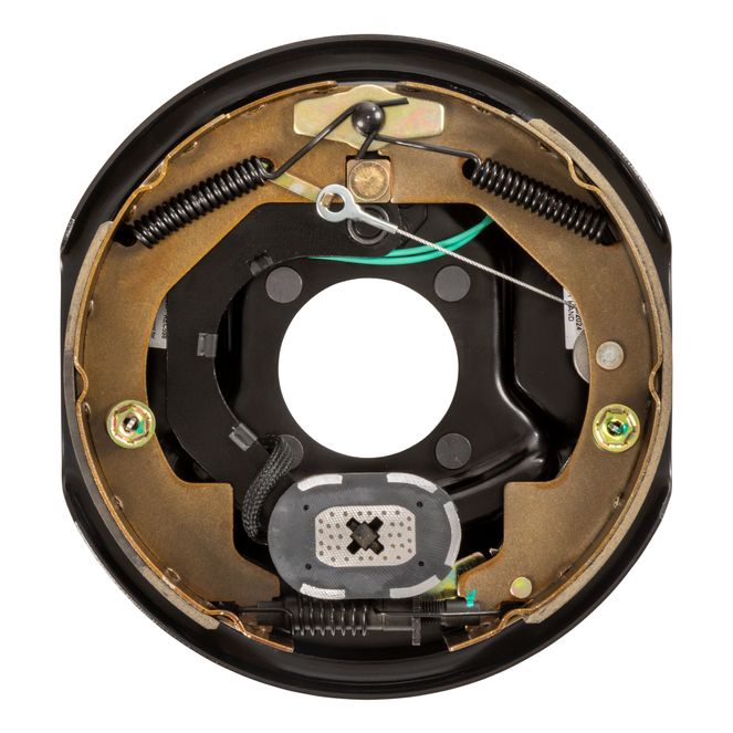 296649 - Forward Self-Adjusting Trailer Brake Assembly - 10" x 2-1/4" Brake Size, 4-Bolt, 3,500-lb. Axles, Left (Driver) Side