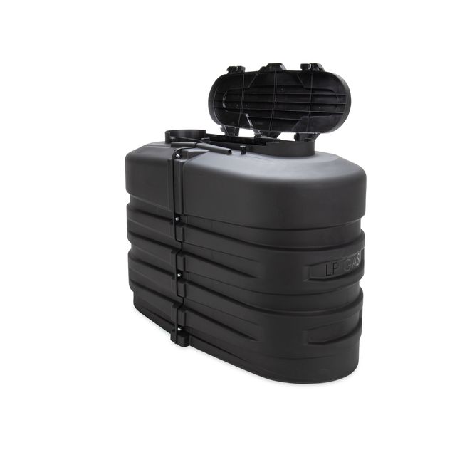 50502 - Double RV Propane Tank Cover, 20 lb, Black