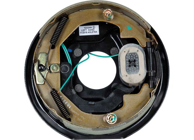 297956 - Electric Trailer Brake Assembly - 10" x 2-1/4" Brake Size, 4-Bolt, 3,500-lb. Axles, Left (Driver) Side