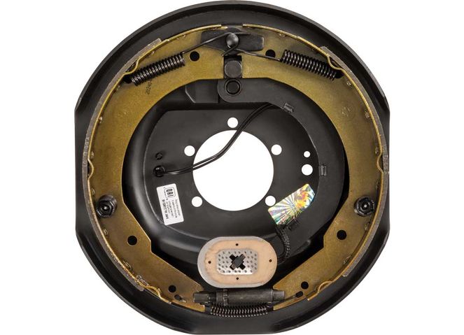 298276 - Electric Trailer Brake Assembly - 12" x 2" Brake Size, 5-Bolt, 5,200-8,000-lb. Hybrid Axles, Right (Passenger) Side