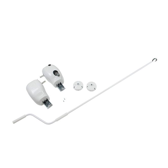 333410 - Pull Style Manual to Crank Style Manual Awning Upgrade Kit, White