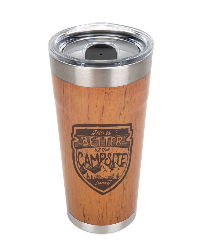 53327 - Wrapped Tumbler, Wood Grain, 20 oz.