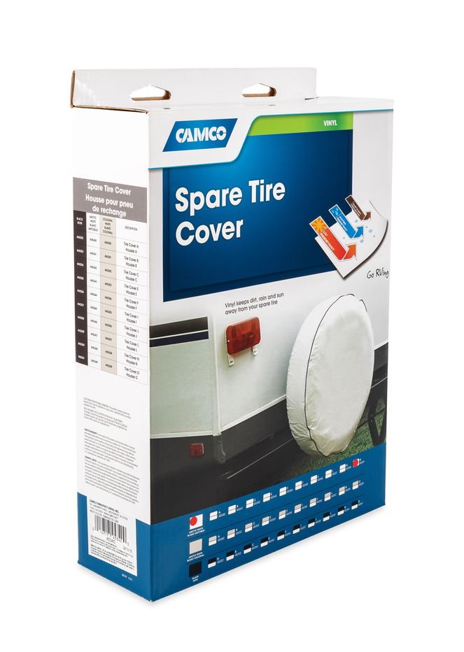 45349 - Cover,SpareTire O_21-1/2" Dia Vinyl, Arctic White (E/F)