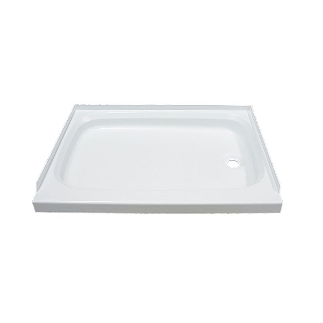 210379 - RV Shower Pan with Right Drain - 24" x 40" White