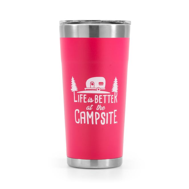 53061 - 20 oz. Stainless Steel Tumbler, Coral Pink