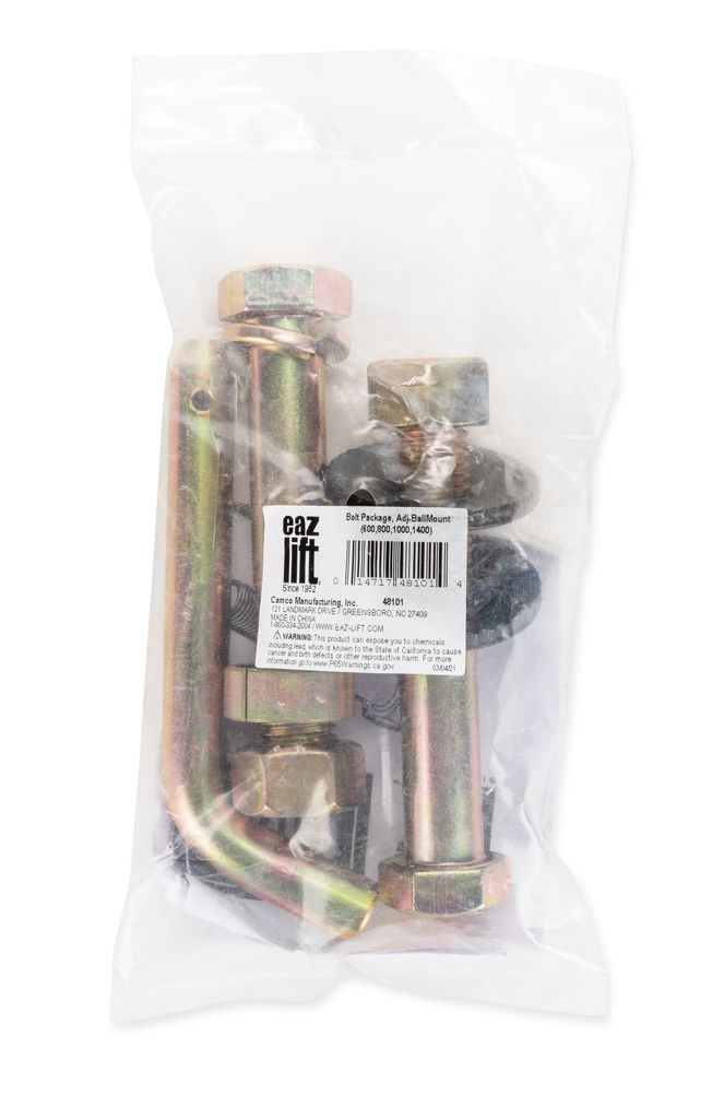48101 - Bolt Package for Adj BallMount (600,800,1000,1400)