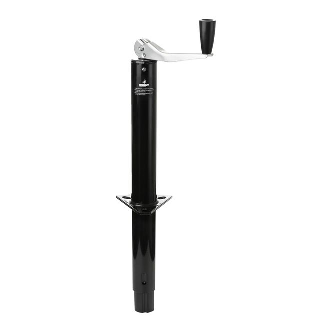 30775 - Man Top Wind Rnd A Frame Jack 2K Tong 2-1/4" Outside Dia Bolt-On or Weld-On Blak