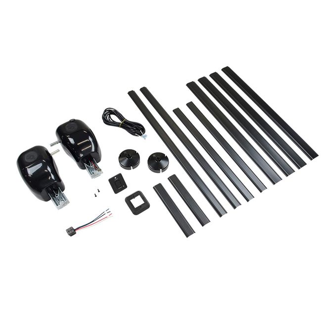 329251 - Manual Pull Style To Power Awning Conversion Kit - Black #323949