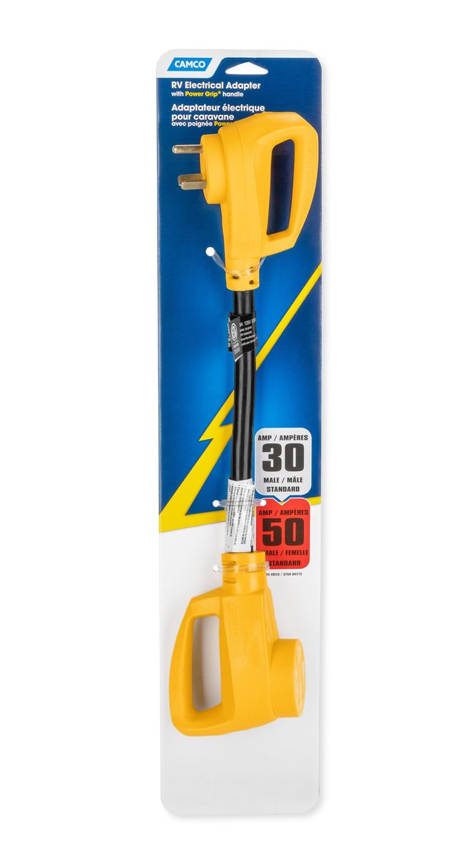 55183 - 18" 30AM/50AF Dogbone Adapter, 125V/3750W, cETL