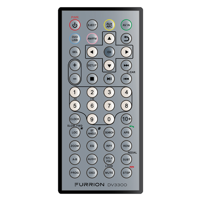 2021124326 - Replacement Remote Control for DV3300 Entertainment System #DV3300-RC