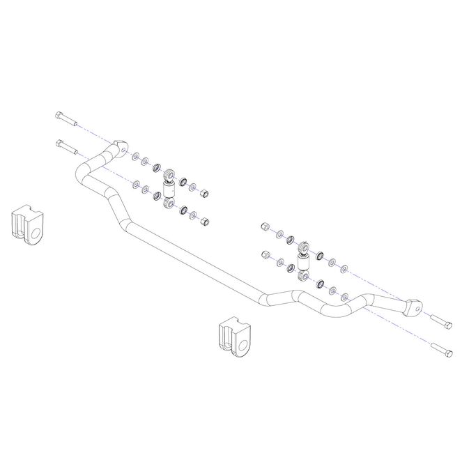 1139-189 - SWAY BAR KIT - 2009-2019,2021-2026 Ford E-350 Super Duty, 2009-2019,2021-2026 Ford E-450 Super Duty and more
