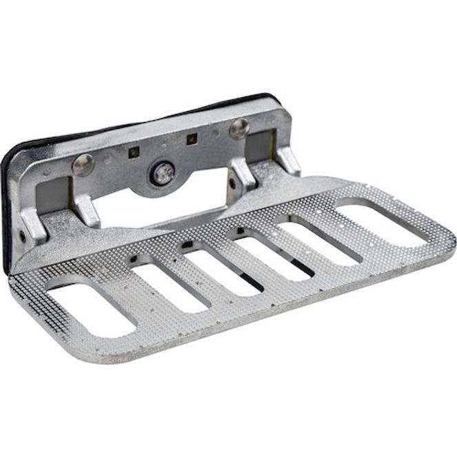 Aluminum Chrome Plated Folding Step with 2 Inch Hitch Receiver