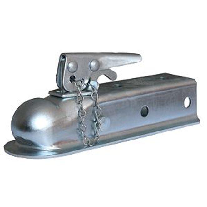 87073 - Strait 2" Wide Channel Mnt Bolt-On 3500 LB Gross Wt Cap 2" Ball Wedge Latch Raw