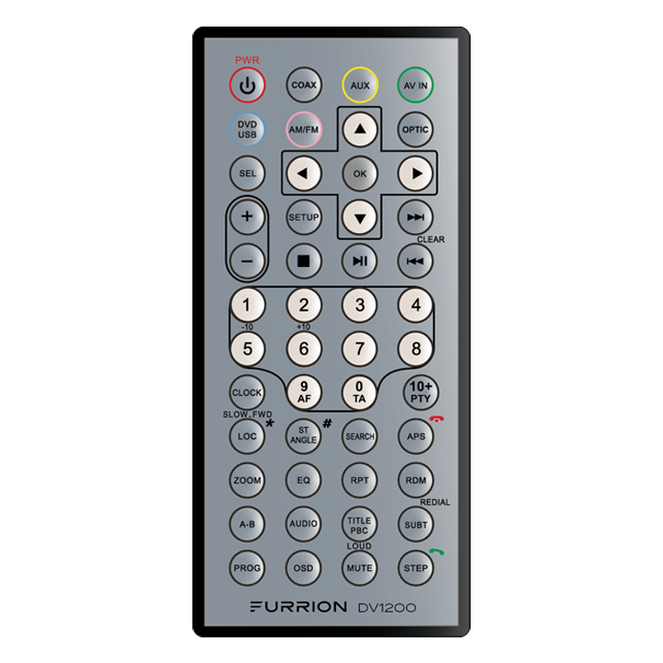 2021124282 - Replacement Remote Control for DV1200 Entertainment System #DV1200-RC