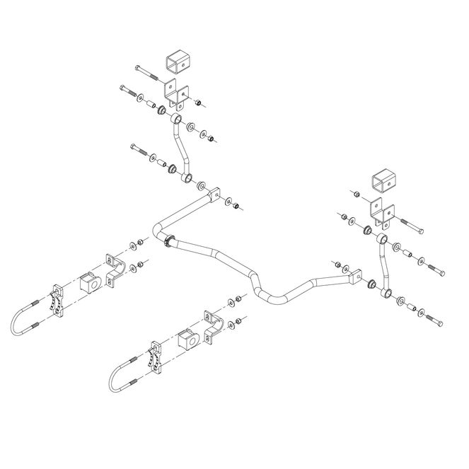 1109-169 - SWAY BAR KIT - 2007-2019 Chevrolet Silverado 1500, 2007-2019 Chevrolet Silverado 2500 HD and more