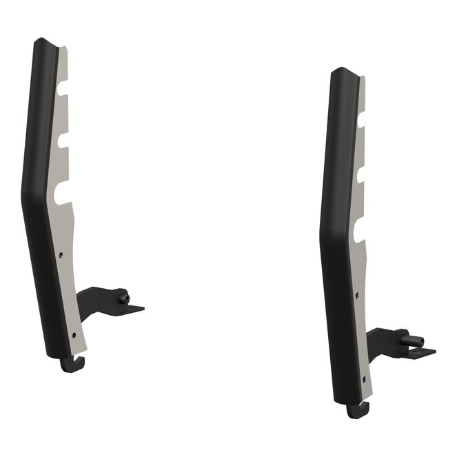330712 - Chrome Steel 2" Tubular Grille Guard Upright Package - 2007-2010 Chevrolet Silverado 2500 HD and more